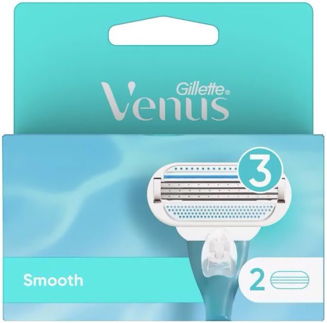 

Сменные кассеты для бритья Gillette Venus Smooth (2 шт) 3014260264505