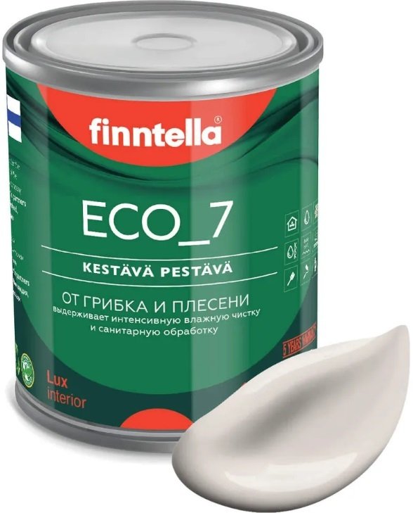 

Краска Finntella Eco 7 Kevyt Sifonki F-09-2-1-FL077 0.9 л (бежевый)