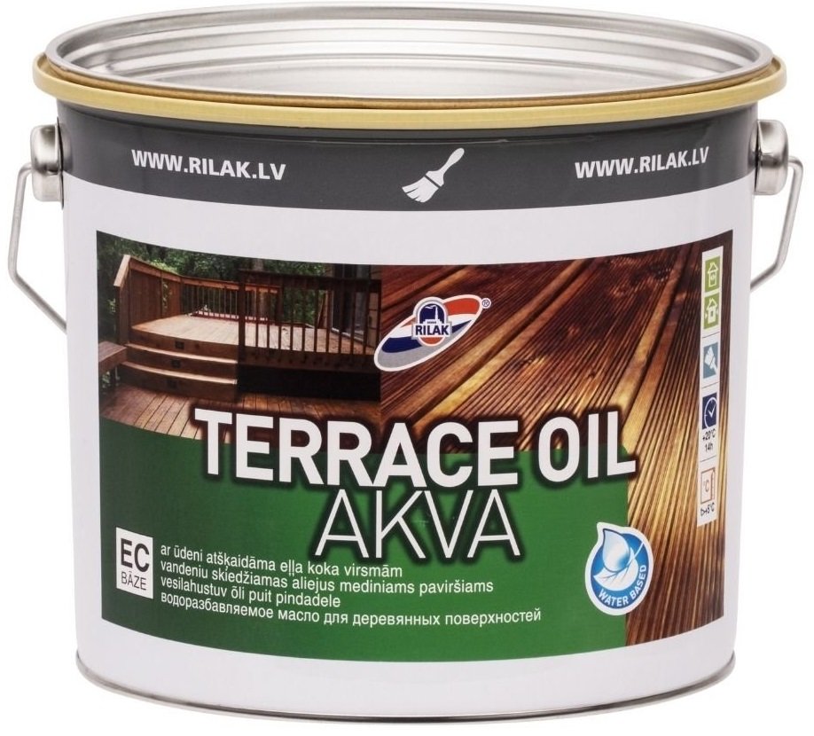

Масло Рижский лакокрасочный завод Terrace Oil Akva База 3 9л