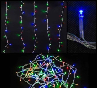 Светодиодная гирлянда Волшебная страна LED100-5-MC (прозрачный шнур)