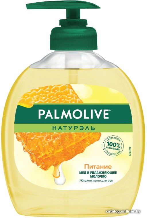 Palmolive Мыло жидкое Натурэль питание мед и увлажняющее молочко 300 мл