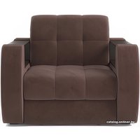 Кресло-кровать Мебель-АРС Барон №3 (велюр, молочный шоколад НВ-178 13)