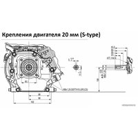 Бензиновый двигатель Lifan 170F-L