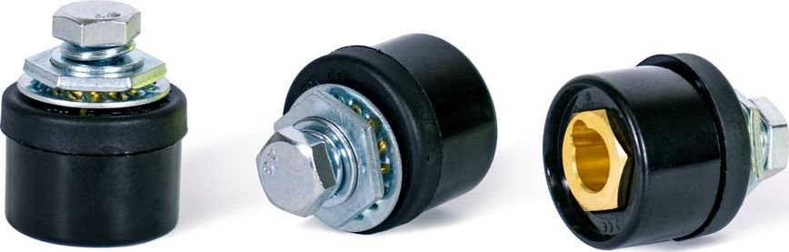 

Разъем для панели сварочного аппарата Aurora d38 35-70 MMQ 400A 21мм мама 26544