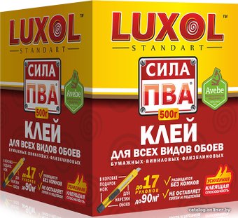 Клей для обоев Luxol Сила ПВА (500 г)