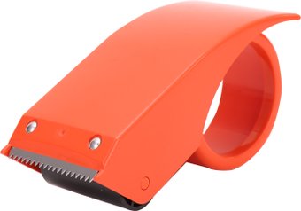 Диспенсер для скотча канцелярский Deli Simpli 801 (оранжевый)