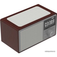 Настольные часы с беспроводной зарядкой Ritmix RRC-885
