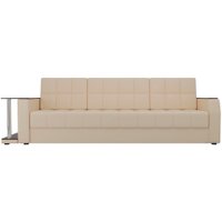 Диван Лига диванов Атлантида 102237 (экокожа, бежевый)