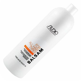 Бальзам Kapous Professional Studio для всех типов волос с пшеничными протеинами 1 л