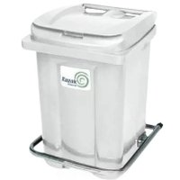 Контейнер для мусора Razak Plast с педалью 60 л (белый)
