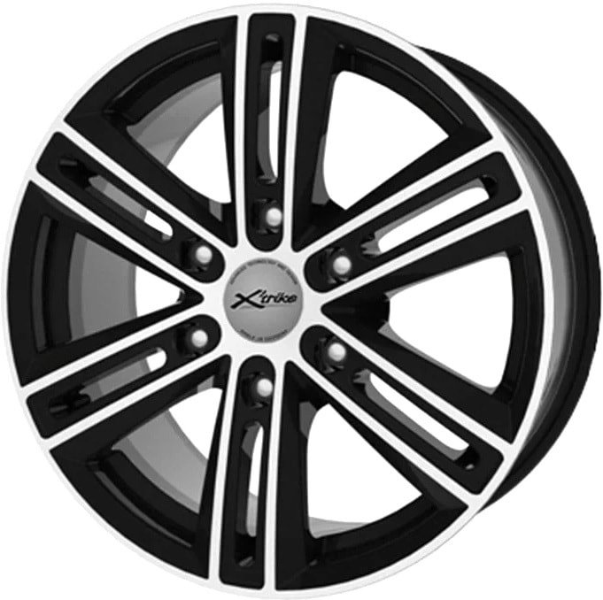 

Литые диски X'trike X-124 17x7.5" 6x139.7мм DIA 67.1мм ET 38мм BK/FP