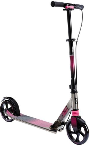 Двухколесный подростковый самокат Oxelo Mid 9 (розовый)