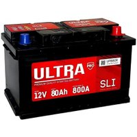 Автомобильный аккумулятор Ultra PRO R+ низ. (80 А·ч)