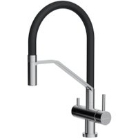 Смеситель Omoikiri Akeno-BN (нержавеющая сталь/черный) в Витебске