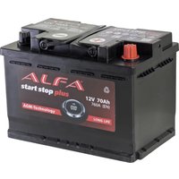 Автомобильный аккумулятор ALFA AGM R+ (70 А·ч)