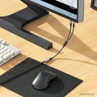 Адаптер Hoco UPA21 Jack 3.5 (M) - х2 Jack 3.5 (F)