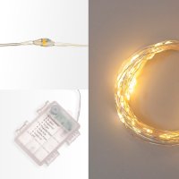 Светодиодная гирлянда роса Neon-Night Роса 20 м (теплый белый)