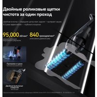 Вертикальный моющий пылесос Deerma VX200 (серый)