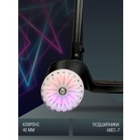 Трехколесный самокат Cosmoride Glow 058P/S1001 (черный)