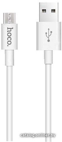 Кабель Hoco X23 microUSB (белый)