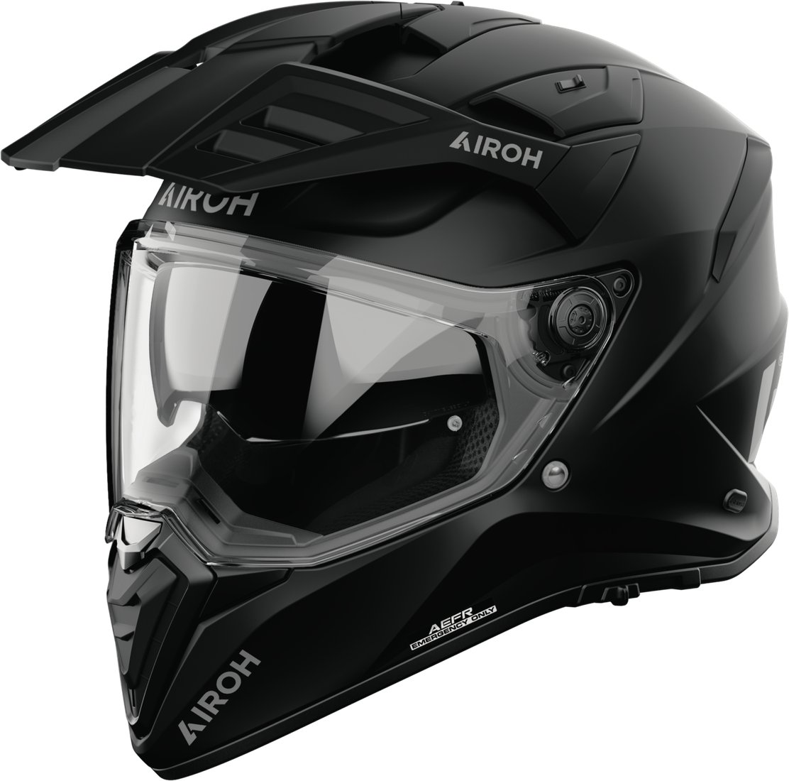 Мотошлем Airoh Bandit Color BA11-L (L, черный матовый)