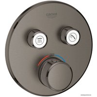 Смеситель без скрытого механизма Grohe Grohtherm SmartControl 29119AL0 (темный графит, матовый)