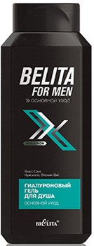 

Belita Гель для душа For Men Основной уход Гиалуроновый 400 мл