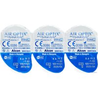 Контактные линзы Alcon Air Optix Plus HydraGlyde -3 дптр 8.6 мм