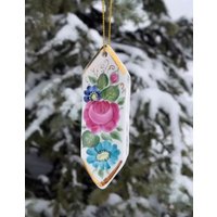 Елочная игрушка Гжель Конфета 201205046900