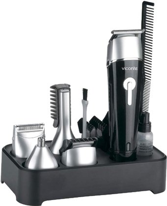 Машинка для стрижки волос Viconte VC-1476 (черный/серебристый)
