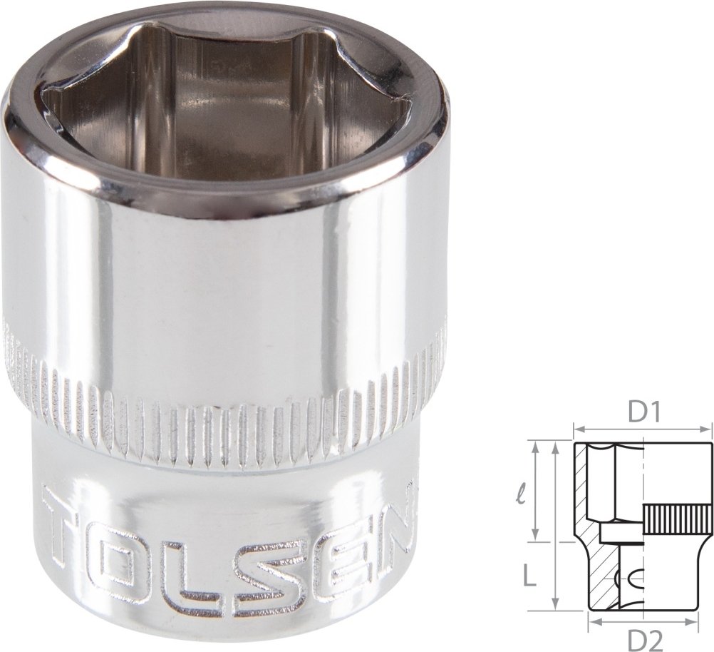 

Головка слесарная Tolsen TT16318