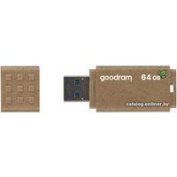 USB Flash GOODRAM UME3 Eco Friendly 64GB (коричневый)