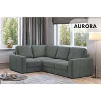 Угловой диван Mio Tesoro Aurora компл.2 левый (Velutto 32 темно-серый)