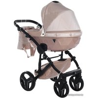 Универсальная коляска Junama Clermont (2 в 1, бежевый/рама черная)
