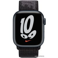 Ремешок Apple Nike Sport Loop ML2U3 (41 мм, черный, размер R)