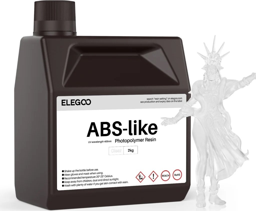 

Фотополимер Elegoo ABSlike 2кг (чистый)