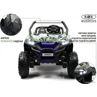 Электромобиль RiverToys T777TT 4WD (зеленый камуфляж)