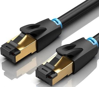 Кабель Vention IKABL RJ45 - RJ45 (10 м, черный)