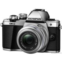 Беззеркальный фотоаппарат Olympus OM-D E-M10 Mark II Double Kit 14-42mm EZ + 40-150mm Silver