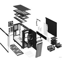 Корпус Fractal Design Define 7 Black/White TG Clear Tint FD-C-DEF7A-05