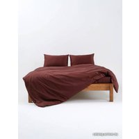 1.5-спальный комплект постельного белья GoodNight Сатин Делюкс 1.5 401429 (шоколад)