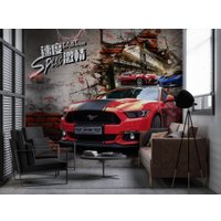 Фотообои ФабрикаФресок Форсаж. Ford Mustang. Форд Мустанг. Для Гаража 1053270 (300x270)
