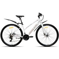 Велосипед Racer Alpina Lady 28 2025 (белый глянец)