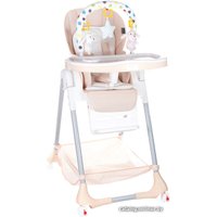 Высокий стульчик Martin Noir Nula Lux (Beige Marble) 0+