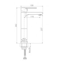 Умывальник Cersanit Moduo Square 50 63570 + 63024