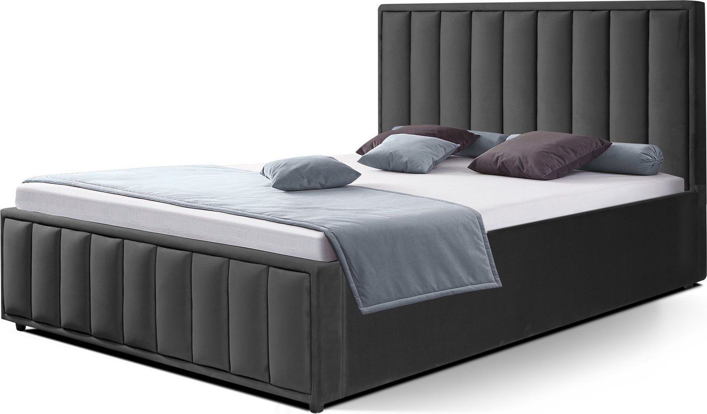 

Кровать ФорестДекоГрупп Стелла 2 160x200 с ПМ и бельевым ящиком (Veluta Lux 32)