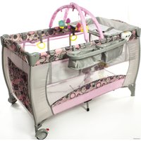 Манеж-кровать ForKiddy Arena lux 2020 (розовый)