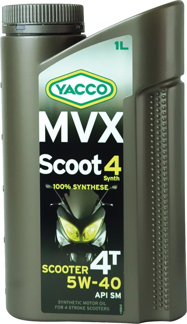 

Моторное масло Yacco MVX Scoot 4 Synth 5W-40 1л