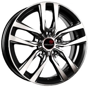 

Литые диски Vector B214 16x6" 5x112мм DIA 57.1мм ET 43мм Алмаз черный
