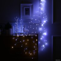 Светодиодная гирлянда Luazon Конский хвост 10 нитей по 1.5 м 5206129 (белый)